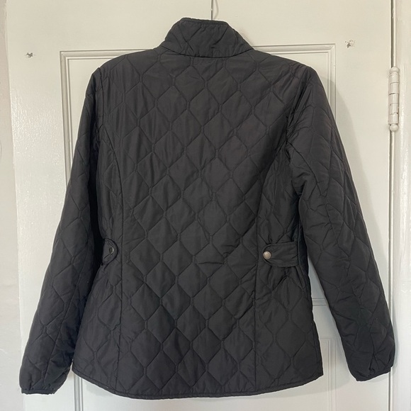 Women’s Eddie Bauer black quilted soft shell full zip up jacket small - Picture 7 of 8